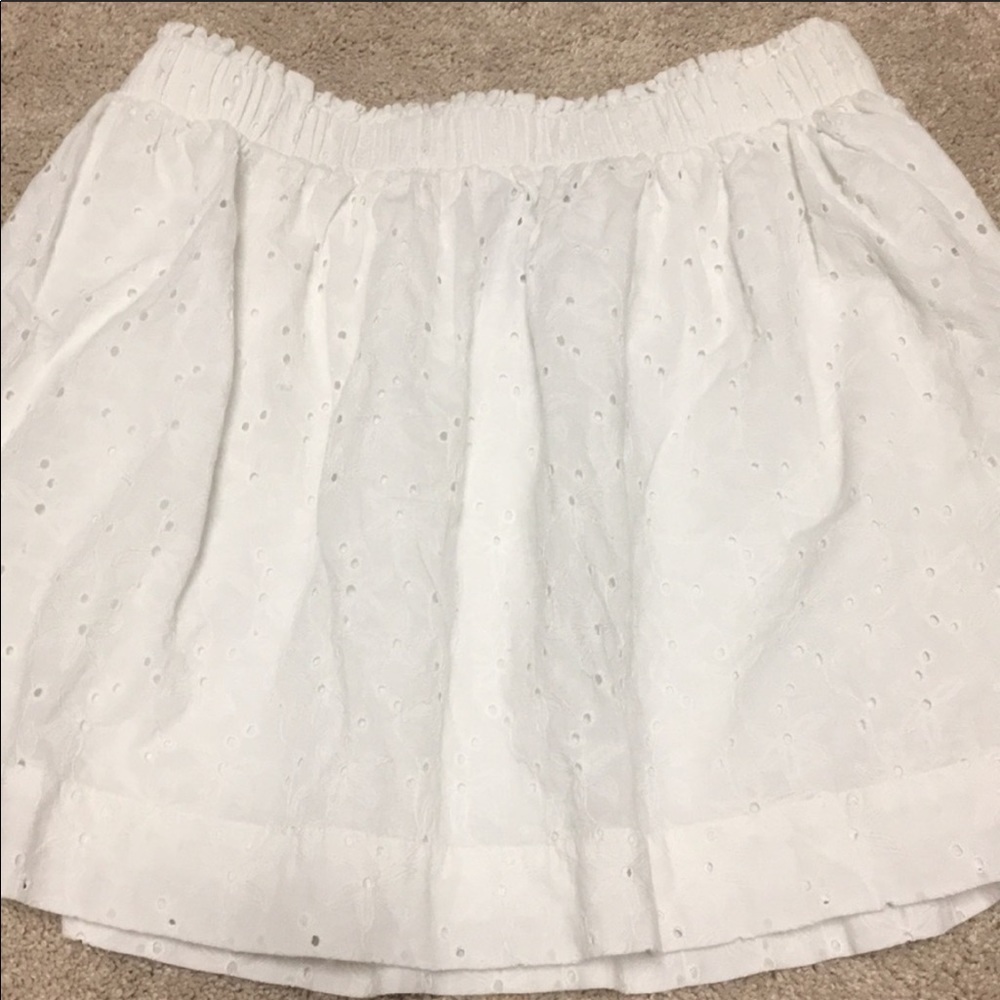 C&C California White Eyelet Skirt - Picture 4 of 5